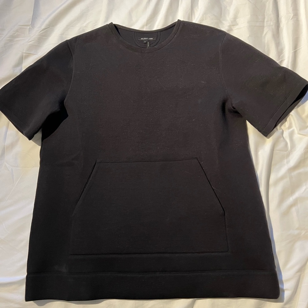 Helmut Lang short sleeve sweatshirt
